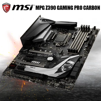MSI MPG Z390 Spēļu PRO Oglekļa LGA1151 (Intel 8. un 9 Gen), M. 2 USB 3.1 Gen 2 DDR4SLI CFX ATX Z390 Spēļu Mātesplati Jaunas