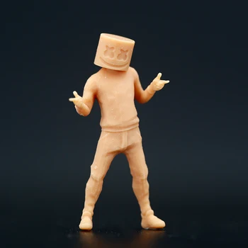 1:64 Zefīru, Kuba Cilvēks Miniatūrā Smilšu Galda Nelietis Skatuves Attēls White Modelis Ir Iekrāsoti Ar Sevi