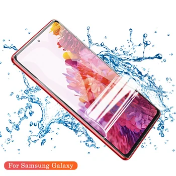 Hidrogelu Filmu par Samsung Galaxy S20 FE/Plus/Ultra Ekrāna Aizsargs galaxy s22/s21 ultra Pelicula samsung s20 fe s21fe Mīksto Stikla