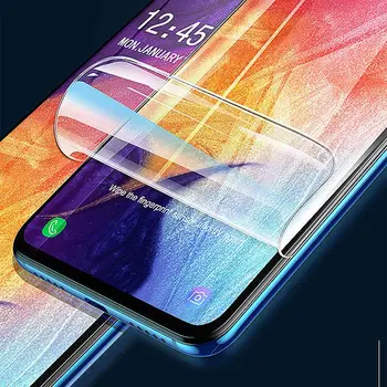 Hidrogelu Filmu Par Samsung Galaxy A50 A20 A30 A70 A10 Aizsargs Filmu Samsung A80 A90 Nav Rūdīta Stikla