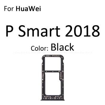 Micro SD atmiņas Sim Kartes ligzda Ligzda Slots Adapteris Savienotājs Lasītājs HuaWei P Smart Plus 2018 2019 Trauka Turētājs Rezerves Daļas