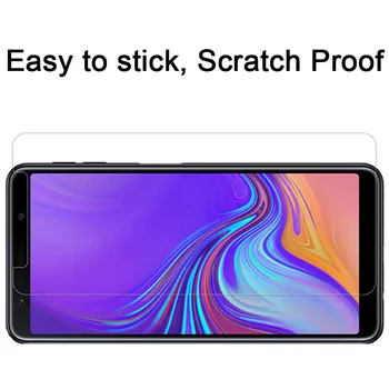 Rūdīta Stikla Samsung Galaxy A8 2018 2.5 D Screen Protector For Samsung Galaxy A8 2018 SM-a530F Aizsardzības Flim