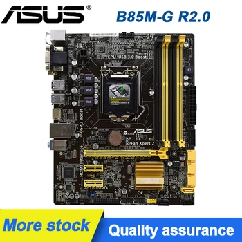 ASUS B85M-G R2.0 LGA 1150 DDR3 Mātesplates Intel B85 Mātesplati 16.G USB 3.0 Micro ATX Core i3-4130T 4170T cpu