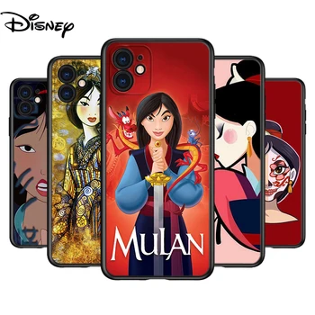 Silikona Vāciņš Disney Princese Mulan Apple IPhone 13 12 Mini 11 Pro XS MAX XR X 8 7 Plus 6S 6 5S SE Telefonu Gadījumā