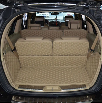 Labs paklājiem! Īpašas bagāžnieka paklāji Mercedes Benz GL 320 350 7seats X164 2011-2006 ūdensizturīgs starplikas, kravas pārklāji,Bezmaksas piegāde