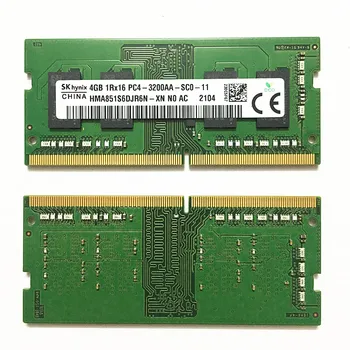 Skhynix 4GB 1Rx16 PC4-3200AA-SC0-11 HMA851S6DJR6N-XN SODIMM 260PIN CL22 DDR4 Ram PC4-25600 DDR4 3200MHz Klēpjdatoru Atmiņa