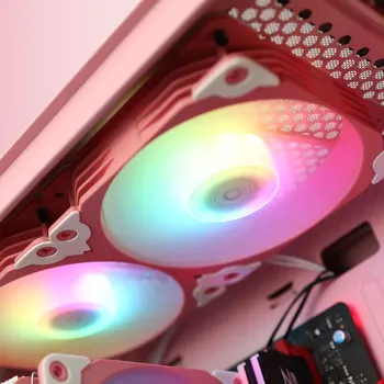 VETROO 120mm Ventilatoru RGB Mātesplati Sync Regulējams Ātrums Noregulējiet LED Ultra Silent PC Datoru Dzesēšanas ARGB Gadījumā Faniem