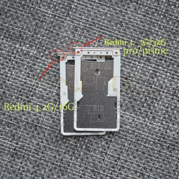 Nano SIM/ Micro SIM Kartes ligzda Turētājs Micro SD Kartes Slots Turētāja Adapteris Xiaomi Redmi 4 Pro Ministru 2g/16.g 3g/32g