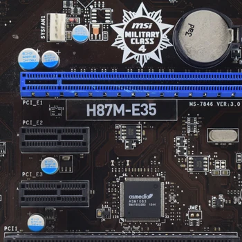 MSI H87M-E35 Mātesplati LGA 1150 16GB DDR3 Intel H87 PCI-E 3.0 SATA 3 USB3.0 Micro ATX Placa-mãe Core i5-4670T i3-4130 cpu