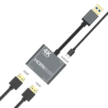 1080P 4K HDMI saderīgas Video C Matvedības Kartes HDMI-saderīgs Ar USB 2.0 3.0 Video C Matvedības galda Spēle Ierakstu