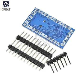 Pro Mini Atmega168 Mikrokontrolleru Modulis 16M 5V ar Kristāla Oscilatoru Pin Header par Arduino Nano Aizstāt Atmega328