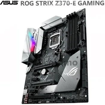 Asus ROG STRIX Z370-E SPĒĻU Oriģināls Mātesplates Intel Z2370 LGA 1151 i7, i5 i3 DDR4 USB3.0 SATA3 M. 2 galda Datoru Izmanto