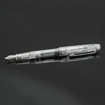 0.5 mm Plastmasas Caurspīdīgs Fountain Pen Kaligrāfijas Prakses ar Pildspalvu, Izliektās Nib Pen Biroja Skolu Rakstot Studentu Dāvanu Kancelejas preces