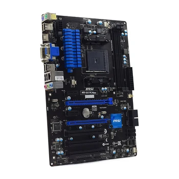 MSI A55-G41 PC Mate Socket FM2+ Mātesplati DDR3 32GB par A55 A6-7400K A10-7800 procesorus, PCI-E 3.0 AMD A55 PCI-E 3.0 ATX Placa-mãe