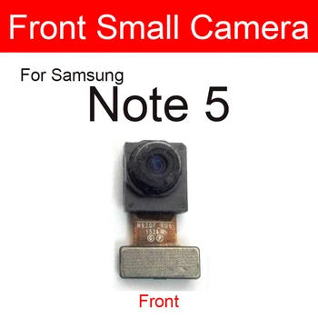 Priekšā & Aizmugurē Galvenā Kamera Samsung Galaxy Note 5 N920 N920F N920C Atpakaļ Big Samll Kameras Maināma Lente Kabeļu Rezerves Daļas