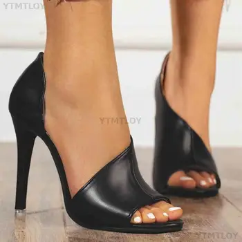 Vasaras Kurpes Ir 2021. Jaunu Sieviešu Sandales Modes Atvērtu Purngalu Augsta Papēža Romas Sexy Gadījuma Tievu Papēdi Zapatos Mujer De Plataforma