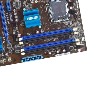 Asus P5P41D Pamatplates socket 775 DDR2 8GB Intel G41 SATA 2 USB2.0 ATX Mātesplati Par Core 2 Duo E4400 cpu