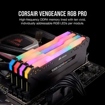 CORSAIR Vengeance RGB PRO RAM DDR4 16GB 32GB 2xDual-kanāls 4000Mhz DATORA Darbvirsmas RAM Atmiņas