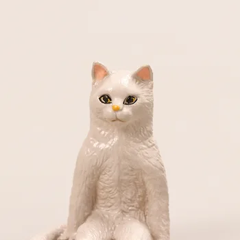 5GAB/KOMPLEKTS 3.5 CM Kawaii Kaķi, Statuju Miniatūras Sveķu Kaķēns Kaķis Figūriņas Mini Dārzs Skaitļi Apdare, Mājas Bērniem Rotaļlietas