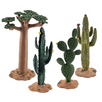 Simulācijas Zaļo Augu Modelis Kaktuss Koku Attēls Rotaļlietu Baobab Tropu Koku Static Apdare Skatuves Dekorācijas Piederumi Bērniem Dāvanu