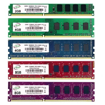 VEHT Darbvirsmas RAM DDR3 PC3-12800U PC3-10600U DIMM Atmiņas RAM 240 Pin AMD intel 8 gb, 4 gb ddr3 1600 mhz DDR3 1333Mhz 8GB operatīvā ATMIŅA 4GB