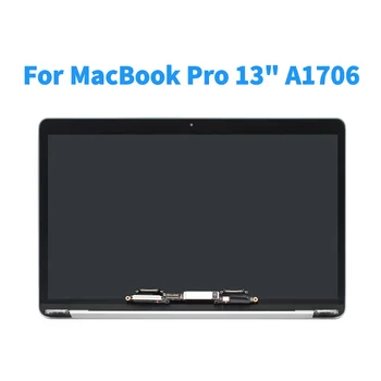 Jaunu A1708 Par MacBook Pro 13.3 collu A1708 Vēlu Līdz 2016. gada Vidum 2017 Retina Displejs Montāža EMS 3163 Ekrānu Nomaiņa Sudraba