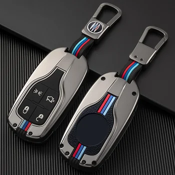 Jaunu Cinka Sakausējuma Auto Atslēgu Soma Aizsardzības Apvalks Sprādze, Lai Maserati Levante Ghibli Quattroporte Granturismo Accessorie