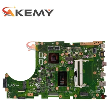 Akemy X756UB MAIN_BD./I5-6200U/I5-6198U 940MX/920MX Mainboard Par Asus X756U K756U X756UX X756UJ X756UB klēpjdators mātesplatē DDR4