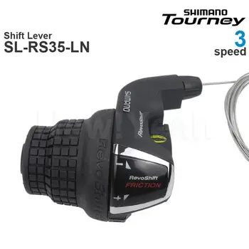 SHIMANO Turnīrā 3x6/7 Ātrumu Pārslēdzēji SL-RS35 REVOSHIFT Pārslēgšanas Sviru 3×6s 3×7s 6v 7v 18 21 Ātrumu, Oriģinālās daļas