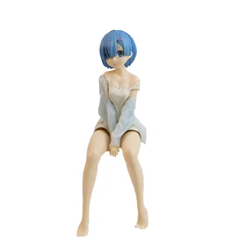 1 Gab. Jaunu Anime Re:Dzīve citā Pasaulē No Nulles Ram Nem Attēls Seksīga Meitene PVC Modelis Rīcības Attēls Rotaļlietas Darbvirsmas Rotājumi