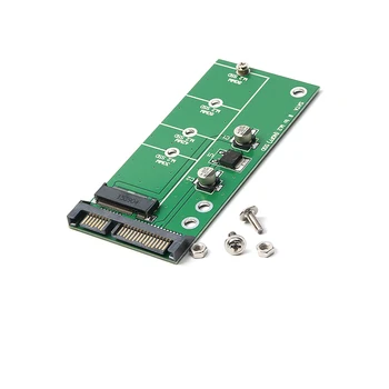 M2 SSD NGFF SATA Adapteri 6Gbps SATA III M. 2 Converter Karte 22-Pin SATA3 NGFF M. 2 SATA-Bāze B/B + M Taustiņu Cieto Disku (HDD