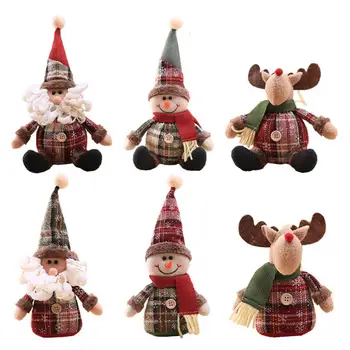 Santa Claus, Sniegavīrs Ziemeļbriežu Rotaļlietas Lelle, Ziemassvētku Rotājumi, Dāvanu Jauno Gadu Sākuma Pakārt Rotājumi, Dāvanu 2021 Jaunu Rotājumu