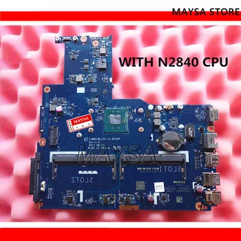 Augstas Kvalitātes portatīvo datoru mātesplati piemērots Lenovo B50-30 15 collu ZIWB0B1E0 LA-B102P ar N2840 Procesors DDR3L Pilnībā Pārbaudīta