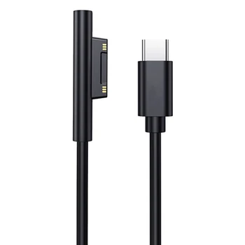 USB C Barošanas PD Ātri Lādētāja Kabeli Microsoft Surface Pro 7 6 5 4/ Tablete Lādētāja Adapteri Kabeļu Vadu
