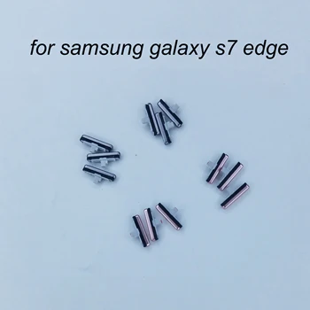 Samsung Galaxy S7 G930 G930F S7 Malas G935 G935F Sākotnējā Tālruni Mājokļu Jauno Off Taustiņu Flex Kabelis Strāvas Skaļuma Pogu Rozā