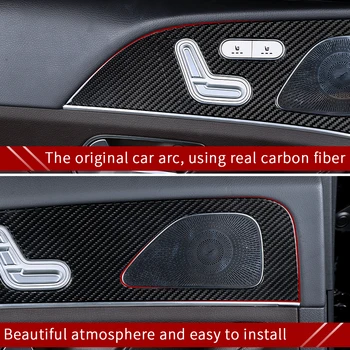 Oglekļa šķiedras Interjera Par Mercedes gle w167 gle oglekļa gle ir 2021. gle 350/amg 450 500e amg gls w167 gls x167 550 piederumi