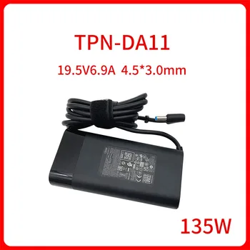 Jauns Oriģinālais Lādētājs 135W 19.5 V 6.9 A TPN-DA11 AC Adapter HP TPN-DA11 Strāvas Adapteris L15534-001 L15879-003 4.5*3.0 mm