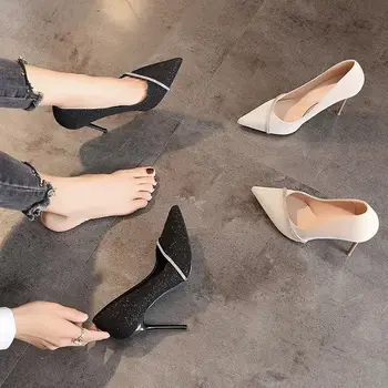 Seksīgas Augstpapēžu Kurpes Biroja Dāmas Kleitu Kurpes Modes Mūsdienu Sievietes Sūkņi Kurpes Chaussure Femme Sapatos Femininos Talons Hauts Bombas