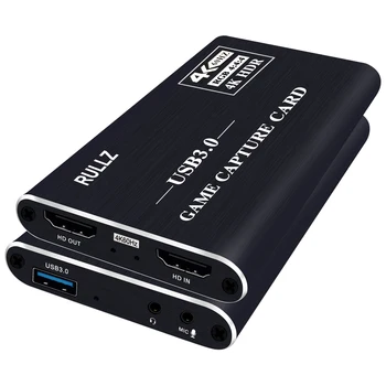 4K 60hz HDMI-saderīgam HDR Cilpa Video Kartes DATORU OBS Tiešraidi USB 3.0 2.0 Spēle Grabber Ieraksti Lodziņā PS4 vai XBOX NS