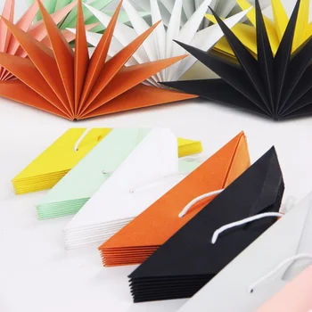 1PC DIY 3D Deviņi Norādīja Zvaigznes Karājas Origami Papīra Abažūrs Puse Laternu Kāzu Festivāls
