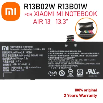 Oriģināls Xiaomi Batteria R13B01W R13B02W Tālruņa Akumulatora Xiaomi Mi Grāmatiņa Gaisa 13 13.3
