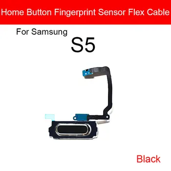 Home Pogu Flex Kabelis Samsung Galaxy S5 Mini S5Mini Taustiņu Atgriezt Atpakaļ Apakšā pirkstu Nospiedumu Touch ID Rezerves Daļas, Remonts