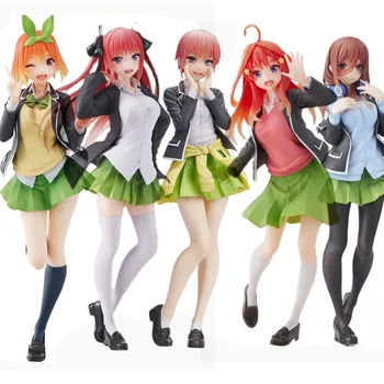 Ir 2021. oriģināls Japāņu anime attēls Gotoubun nav Hanayome skolā vienotu ver PVC Rīcības Attēls Modelis Rotaļlietas
