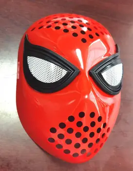 Spider Homecoming Cilvēks, Tālu No Mājām, Dzelzs Spider Faceshell Cosplay Maska Ķivere Tērpu Piederumu, Elastīgās Siksnas Sarkana Melna Maska