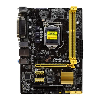 ASUS H81M-C R2.0 Intel H81 LGA 1150 Desktop PC Mātesplati DDR3 16GB Core i3/i5/i7/Pentium Procesorus, HDMI SATA III USB3.0 PCI-E X16