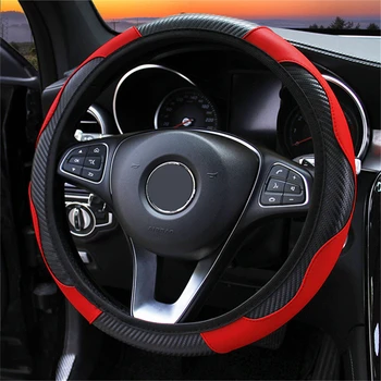 Universāla Ādas Automašīnas Stūres Rats Segumu Suzuki Swift Vitara Jimny Samurai SX4 Piekļuves Bandītu Alto Anti-Slip Putekļu necaurlaidīgs