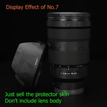 SEL2470GM Kameras Objektīvs Uzlīme Mētelis Ietin aizsargplēvi Ķermeņa Aizsargs Decal Ādas Sony FE 24-70 f2.8 24-70mm 2.8 GM FE2470MM