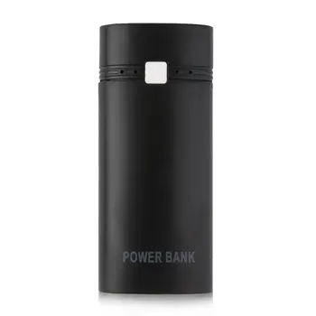 Portatīvo USB Power Bank Gadījumā DIY Komplektu 18650 Mobilo Akumulators Mobilo Telefonu Lādētāju vieglāks portatīvo mazāku